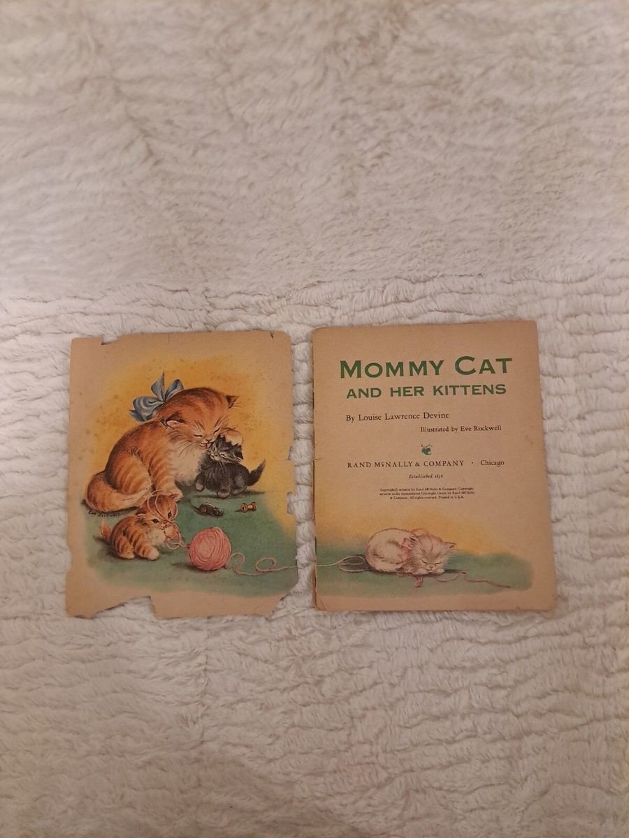 Mommy Cat And Her Kittens Softcover Established 1856 Louise