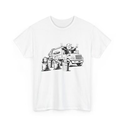 Vintage Trump Garbage Truck Waste Management 47th President T-Shirt