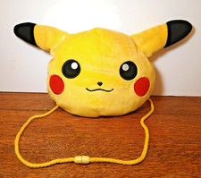 2006 Bandai Pokemon Pikachu plush bag handbag 8x12 stuffed accessory cosplay