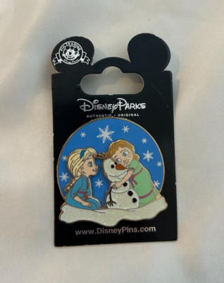 NEW Disney Parks Frozen Young Elsa & Anna with Olaf Disney Pin 107140