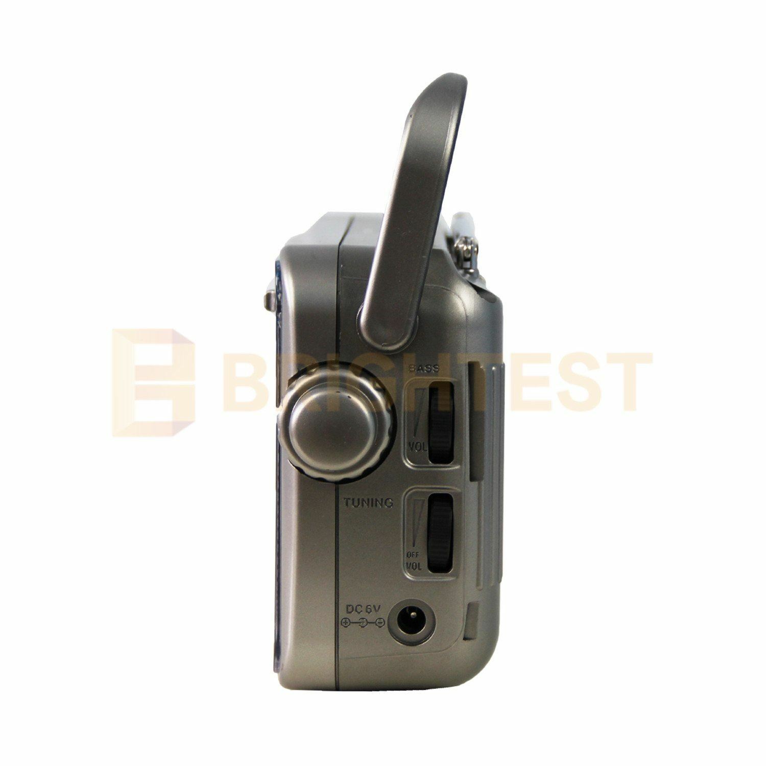 Portable AM/FM Radio Battery Powered AC/DC Earphone Plug Jack Speaker ...