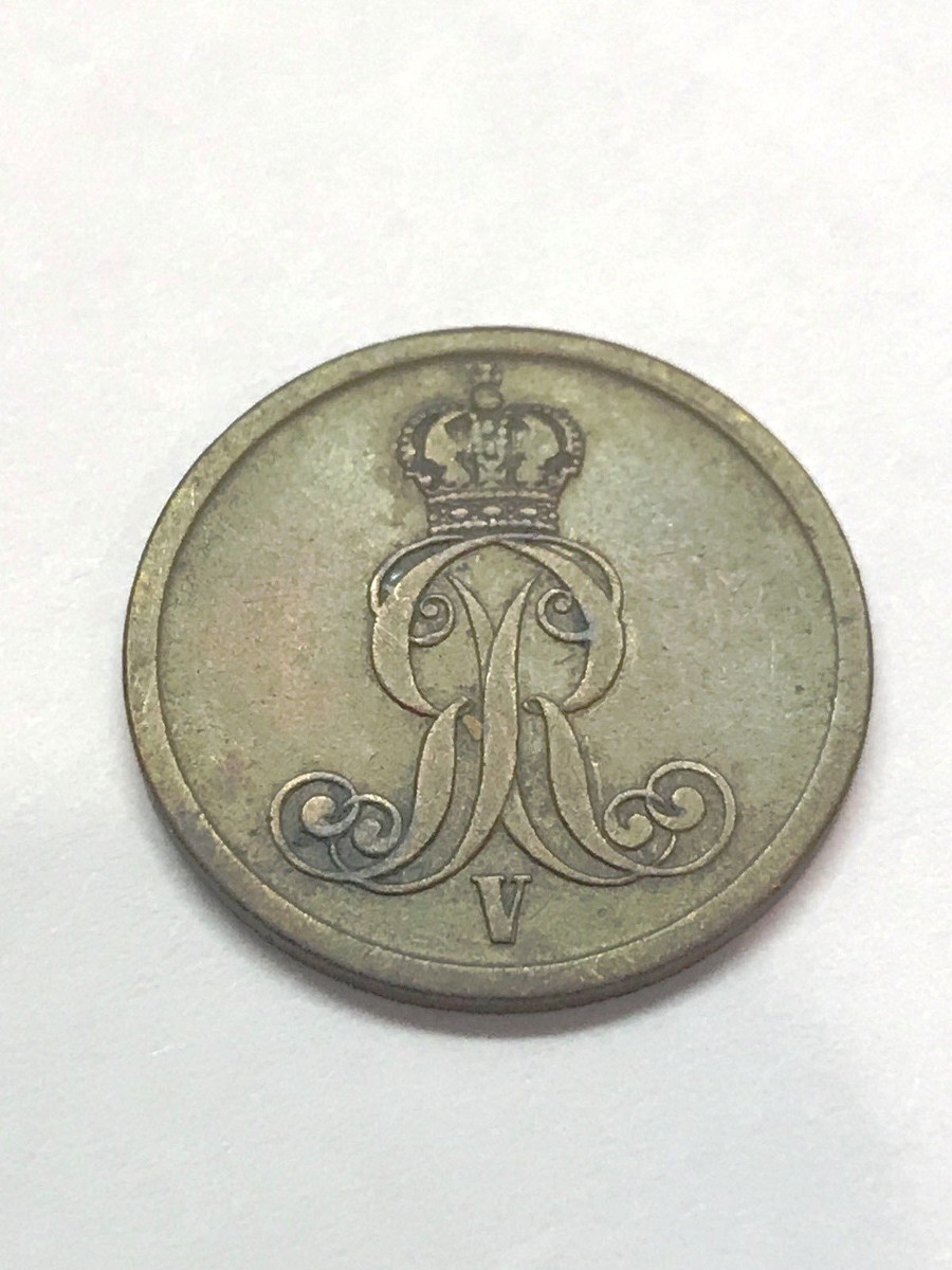 1853-B Germany / Hanover 1 Pfennig VF+ #453 | eBay