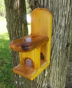 Cute Decorative Corn Cob Squirrel Feeder Cedar Wood Tbnup 1 Ebay