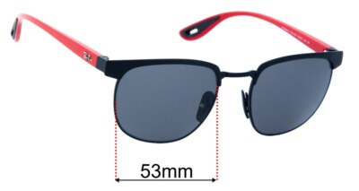 SFx Replacement Sunglass Lenses fits Ray Ban RB3698-M Scuderia