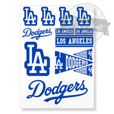 Los Angeles Dodgers MLB Baseball A4 Printed Vinyl Decal Sticker High Quality Kit
