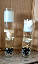 Nautica Candle Sea Shell Ocean Bathroom Set