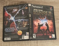 Case Only Star Wars Episode III 3 Revenge Of The Sith PS2 Black Label