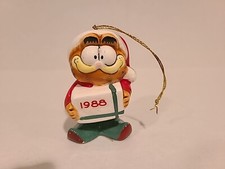 Vintage 1988 Christmas Enesco Garfield the Ca...