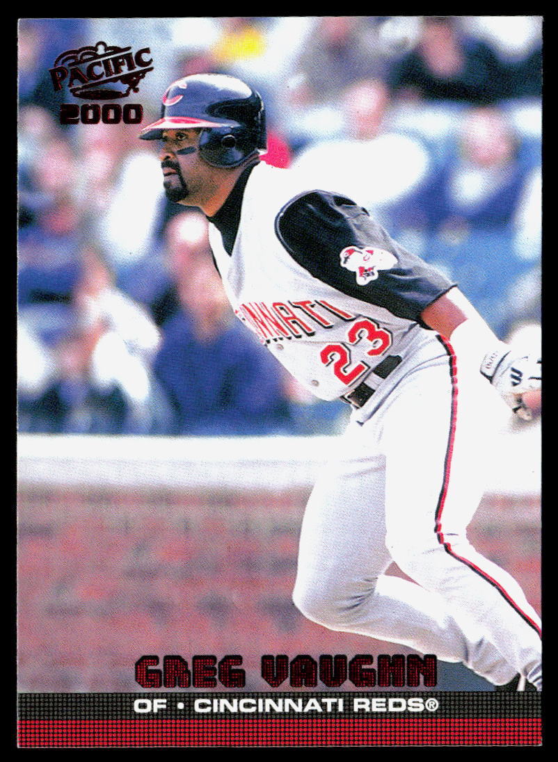 Greg Vaughn 2000 Pacific Ruby #120 Touched Corners