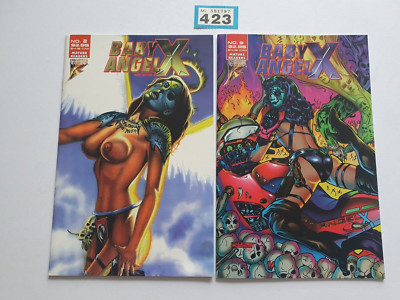 BABY ANGEL  X # 2/3 BRAINSTORM COMICS 1996 RISQUE COVERS x 2 MAURE READERS VNC