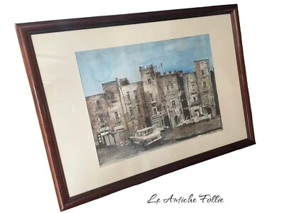 Œuvre d'art originale - gravure sur papier signée A. Ruggiero - Photo 1/4