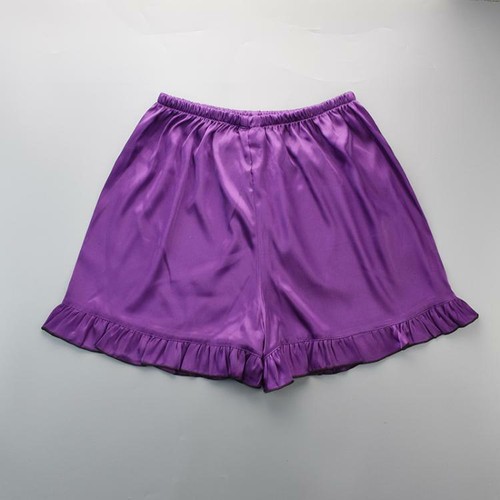 Women Satin Bloomer Pettipant Short Slip Lace Edge Everyday Panties Lingerie - Picture 16 of 28