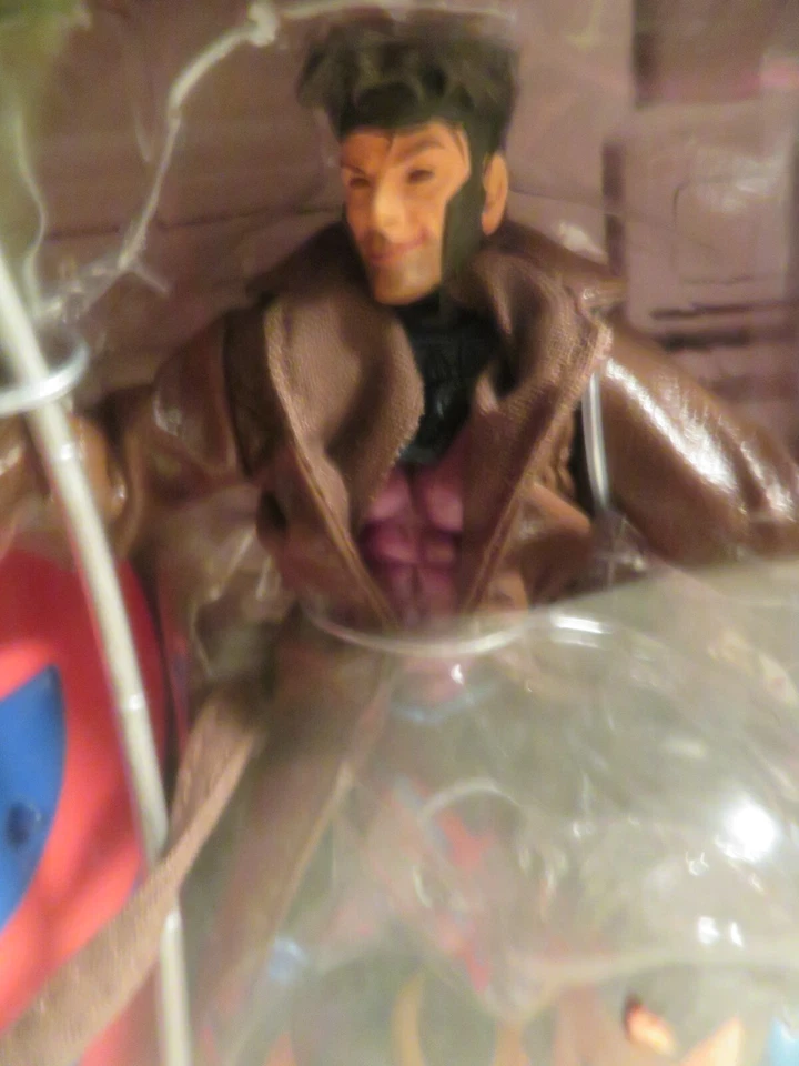 Легенды Marvel X-Men Legends Магнето Росомаха Гамбит Изгой Зверь 2003 Новый 70398 - Изображение 4 из 4