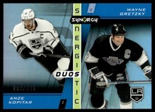 Anze Kopitar / Wayne Gretzky 2021-22 #SD-2 Hockey Card /899 Los Angeles Kings