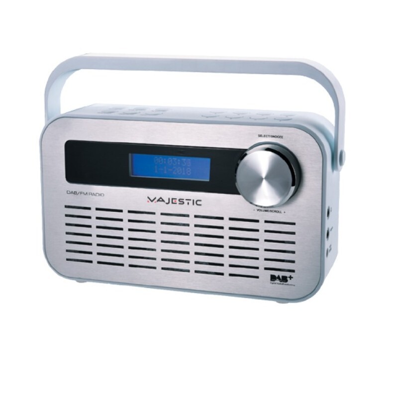 New Majestic DAB-843W radio Portatile Digitale Argento