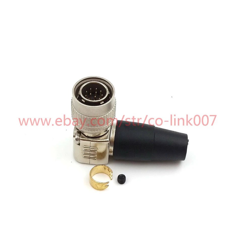 HR10A-10P-12P(73) for Hirose 12 Pin Connector, angle Plug Power Cable Connectors - Image 3 of 4
