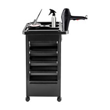 Beauty Salon Spa Styling Station Trolley Equipment Rolling Storage Tray Cart