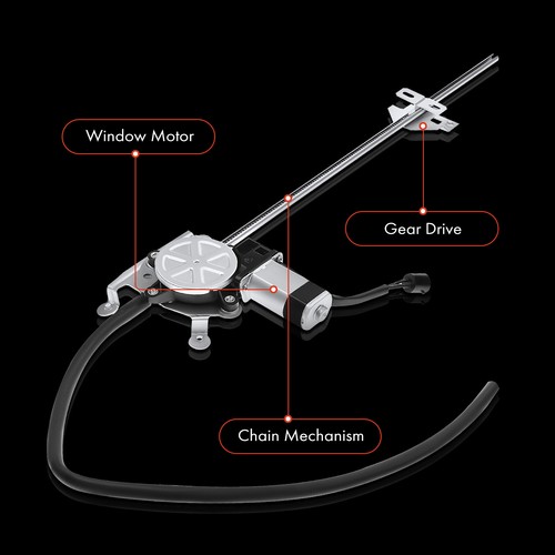 Regulador de ventana eléctrica con motor para Freightliner FLD112 120 132 parte delantera derecha - Imagen 6 de 10