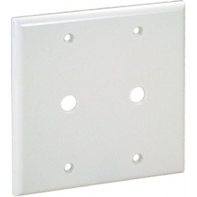 Orbit OP21-I 2-Gang Wall Plate Phone Cable IVORY (Qty of 10) (Shown in White)