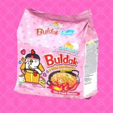 Samyang Spicy Chicken Noodle Carbonara Flavor Ramen, 4.58 oz, 5 Pack