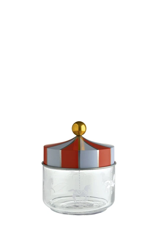 Barattolo da Cucina in Vetro 50 cl ALESSI Circus MW30/50 Tappo Banda Stagnata