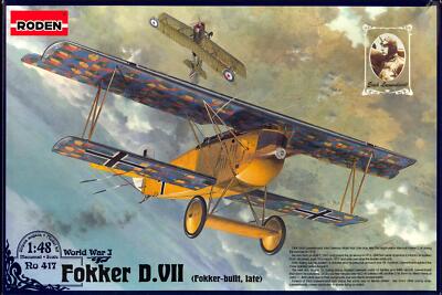 Roden Models 1/48 FOKKER D.VII Fokker Built Late Version