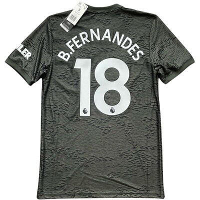 2020/21 Manchester United Away Jersey #18 B.FERNANDES Small adidas