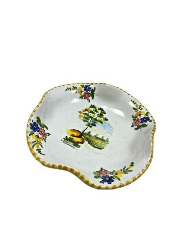 Vintage Italian Dish Serving Ware Plate Italy Aquapendente Bama Countryside - Picture 3 of 8