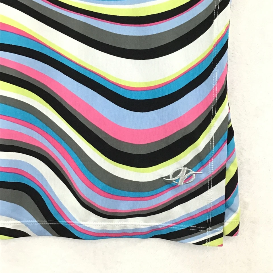 NordicTrack / MOD Psychedelic Sleeveless Stretch Knit Athletic Top / L 14-16 - Image 2 of 4