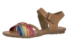 Womens Authentic Mexican Huarache Rainbow Real Leather Boho Sandals Open 103