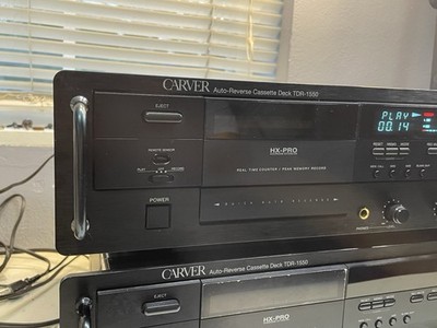 CARVER TDR-1550 Stereo Cassette Deck SERVICED w. Remote | eBay