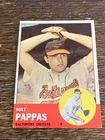 1963 TOPPS MILT PAPPAS #358 ORIOLES VG-EX OR BETTER