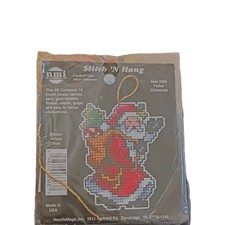 NeedleMagic Inc. Counted Cross Stitch Ornament Kit Father Christmas Model 3363