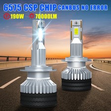 H7 H4 LED Lights Canbus 70000Lm 190W H1 Car Headlight 6000K H8 H9 H11 Fog Lamps