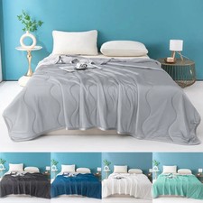 90"x90" Cooling Throw Blanket Lightweight Breathable Summer Blanket Hot Sleepers