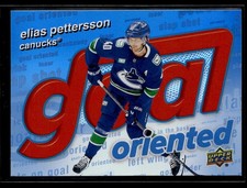 2025-26 Upper Deck Series 1 Goal Oriented #GO-10 Elias Pettersson