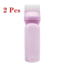 2 PCS Root Comb Applicator Bottle,Hair Oiling Applicator,Hair Dyeing Bottle