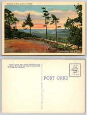 Scenesets Pine Creek Twilight Pennsylvania Beauty Postcard