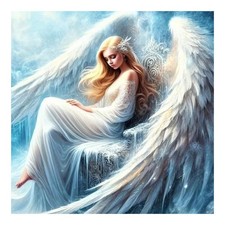 Domnpes Angel Women Diamond Art Kits for 11.8x11.8 inches, Multicolored
