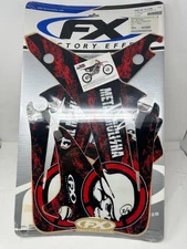 Factory Effex 16-11332 Metal Mulisha Shroud Graphics Kit CRF 450 ‘02-04 Honda 