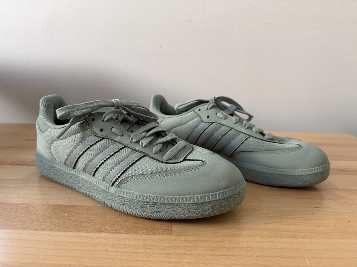 New ADIDAS VELOSAMBA Made with Nature Cycling Shoe Sage Green M8.5