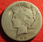 1922 (P) Peace Dollar - Circulated - Actual Coin Q15
