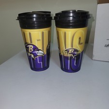NFL Spirit Travel Cups Baltimore Ravens 16 oz. 2 Pack