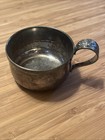 Vintage Silver Plated Baby Kid Cup W.B MFG Co.  3 Bears A-Z Letters Embossed (1) — photo 1