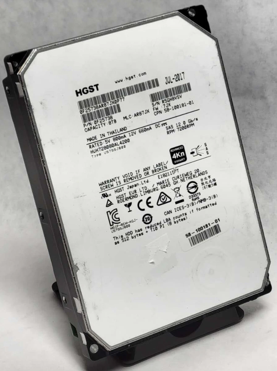 HGST 8TB Computer Internal Hard Disk Drives for sale | eBay