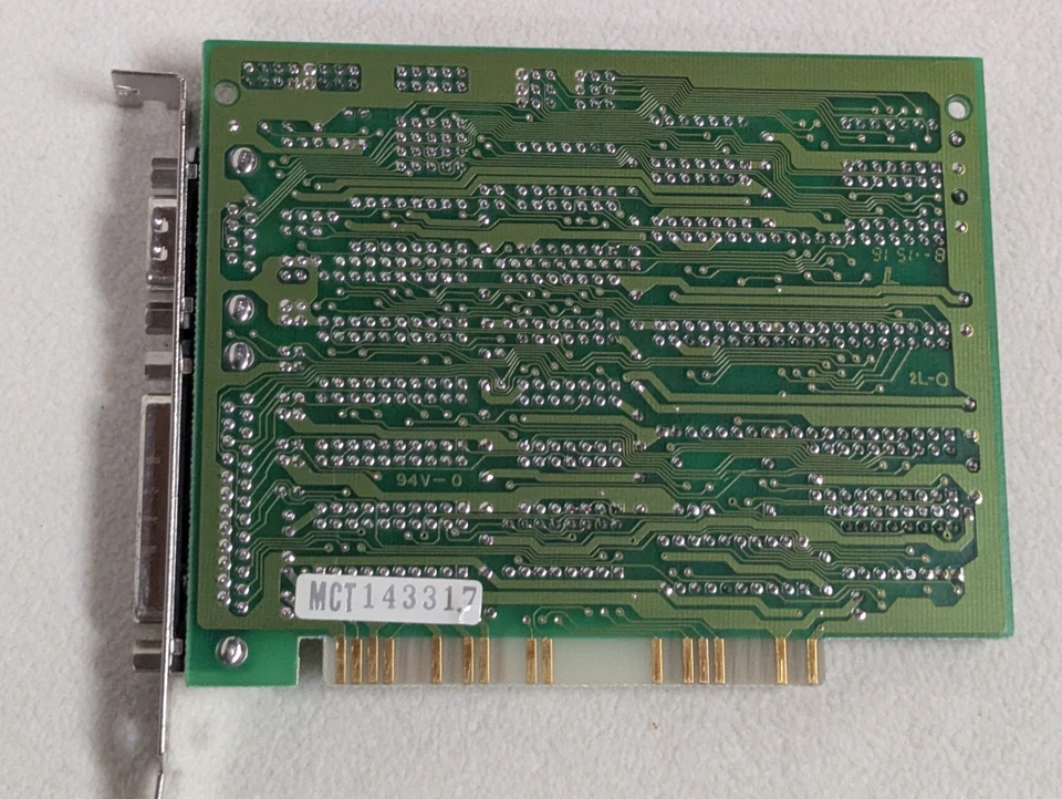 Vintage 8-Bit MCT ISA Serial Parallel Card Controller - Image 2 of 3
