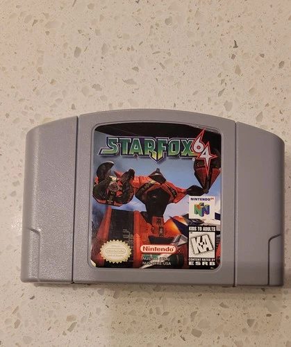 Star Fox 64 (Nintendo 64, 1997) US Authentic Cartridge Only Tested & Works Great