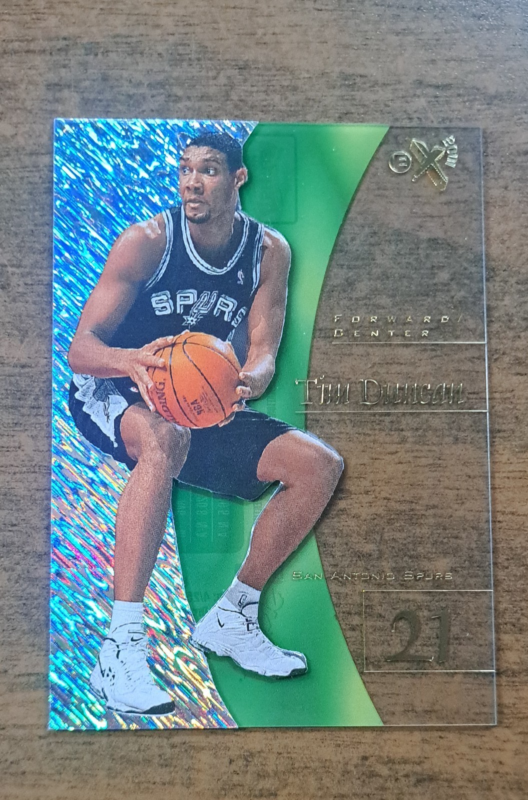 1997-98 EX2001 - Tim Duncan #75 (RC)