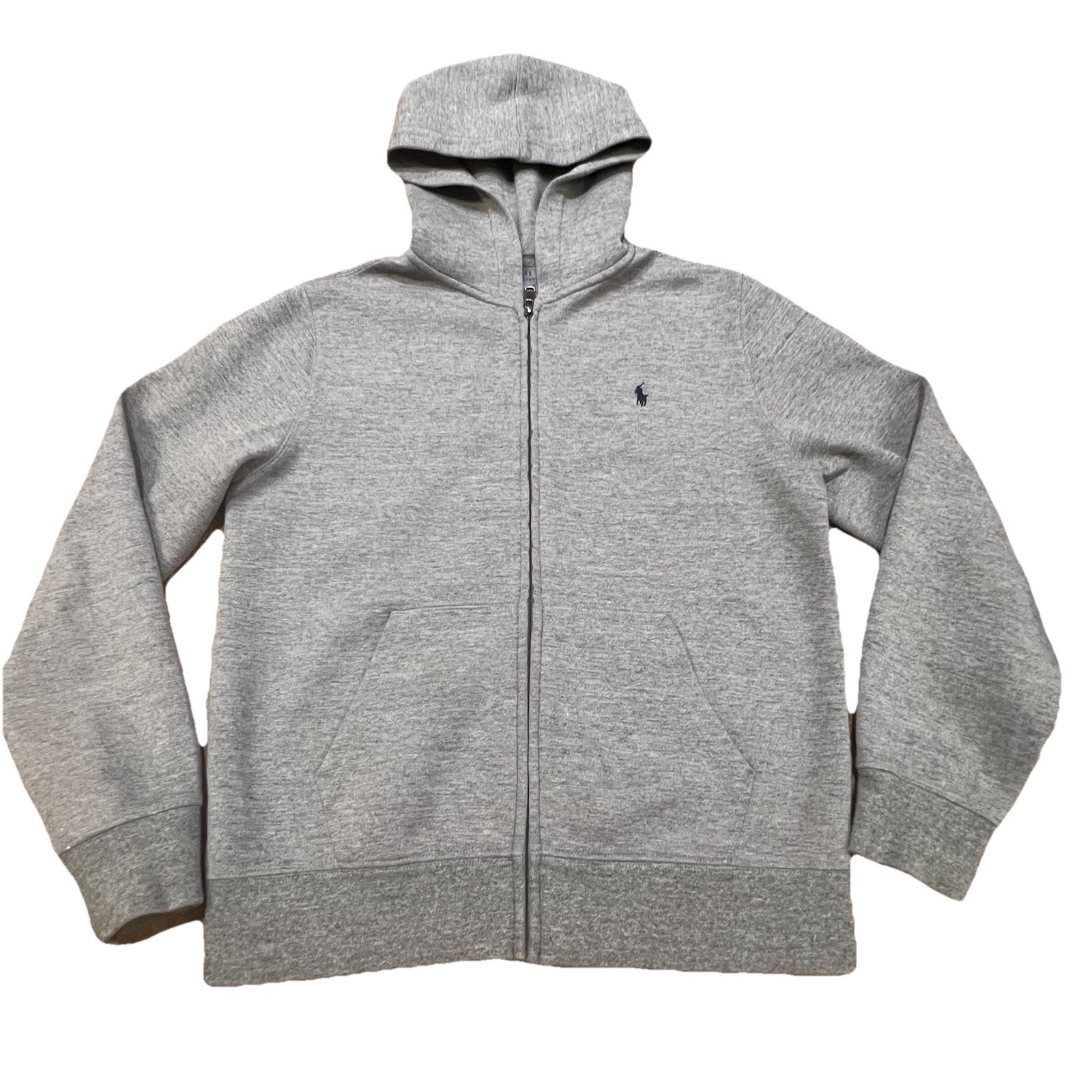 Polo Ralph Lauren Felpa con Cappuccio Gioventù L 14 16 Grigio Full Zip Pony Jacket