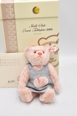 Steiff Club Event Bär 2006 Limited Edition 1129 Mohair 18 cm verpackt